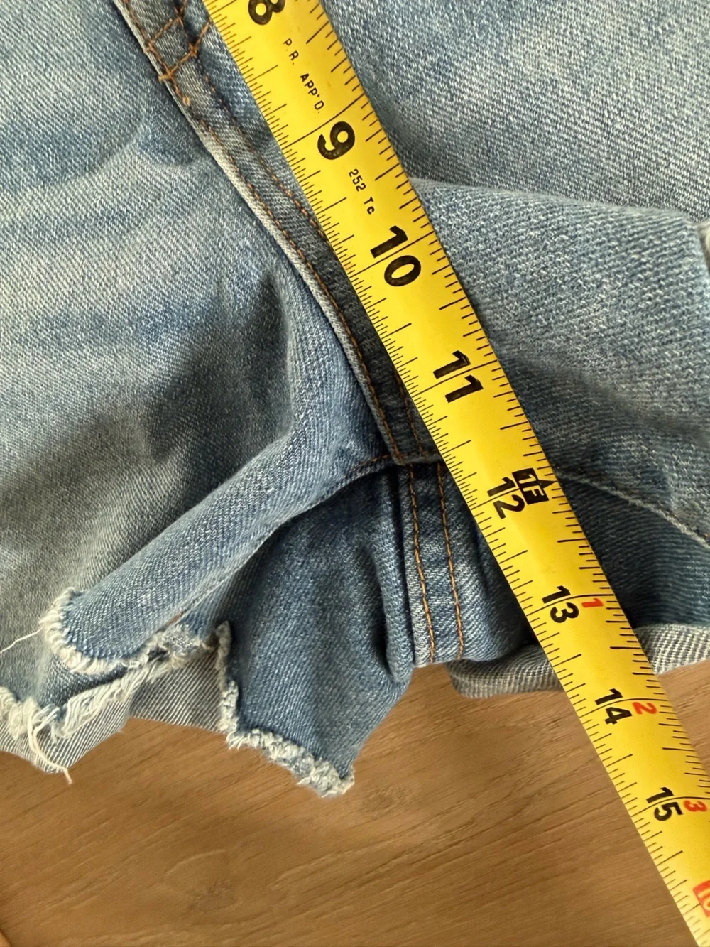 J. Crew blue denim cut-off shorts high waisted size 31 - Picture 5 of 7